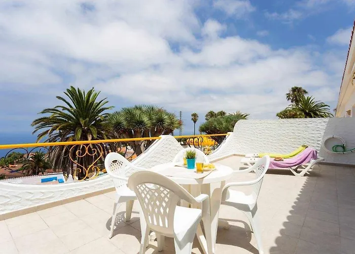Acogedora Vivienda En Tenerife Con Vistas& Piscina