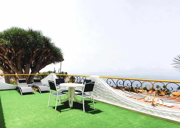 Acogedora Vivienda En Tenerife Con Vistas& Piscina