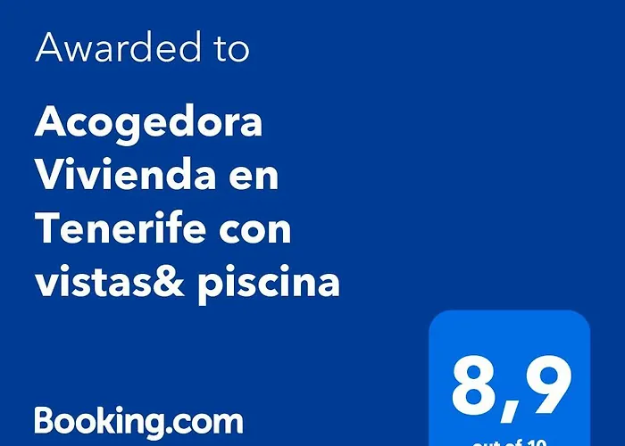 Acogedora Vivienda En Tenerife Con Vistas& Piscina *