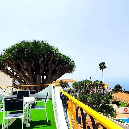 Acogedora Vivienda En Tenerife Con Vistas& Piscina Apartmán