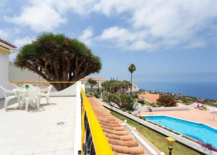 Acogedora Vivienda En Tenerife Con Vistas& Piscina Апартаменты